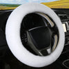 Car Steering Wheel Cover Winter Fluffy Rabbit Hair