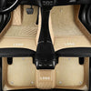 Silas Double-Layer Leather Car Floor Mats with Logo Customizable