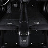 Silas Double-Layer Leather Car Floor Mats with Logo Customizable