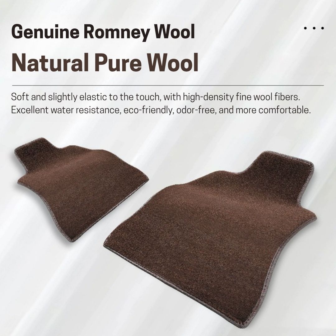 Dedicated Full Surround Pure Cowhide Car Foot Mats