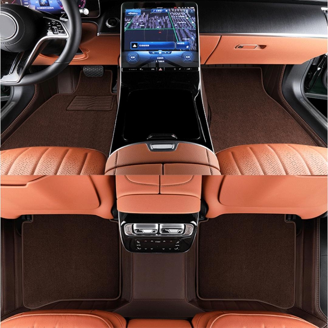 Dedicated Full Surround Pure Cowhide Car Foot Mats