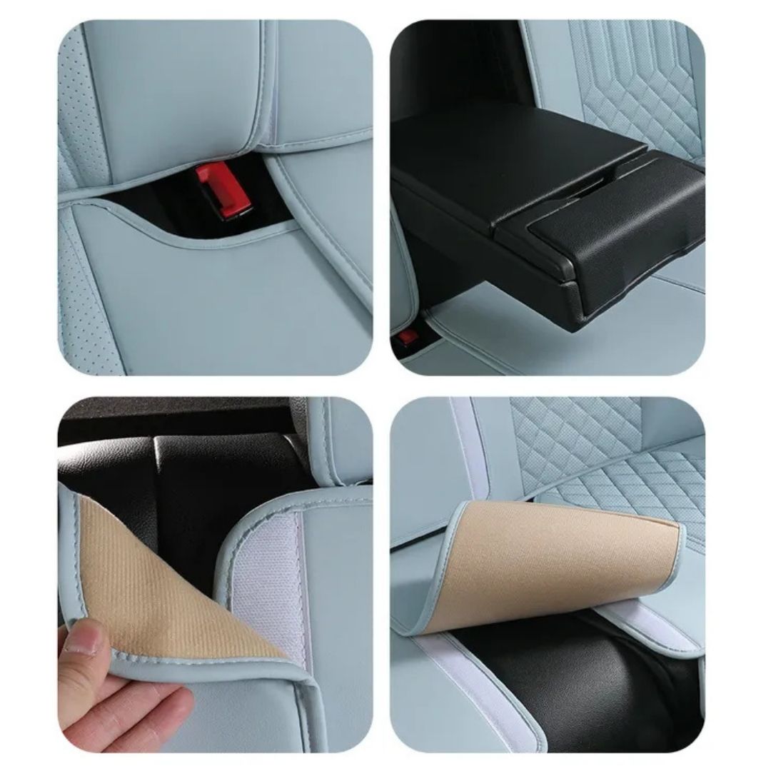 (New Arrival) 2025 Car Seat Cover Set | Premium Leather Seat Cushion for Maximum Protection