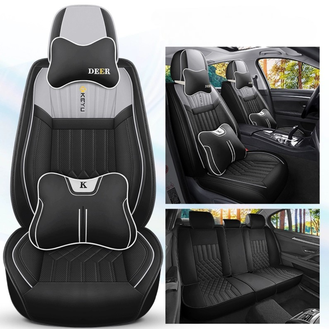 (New Arrival) 2025 Car Seat Cover Set | Premium Leather Seat Cushion for Maximum Protection