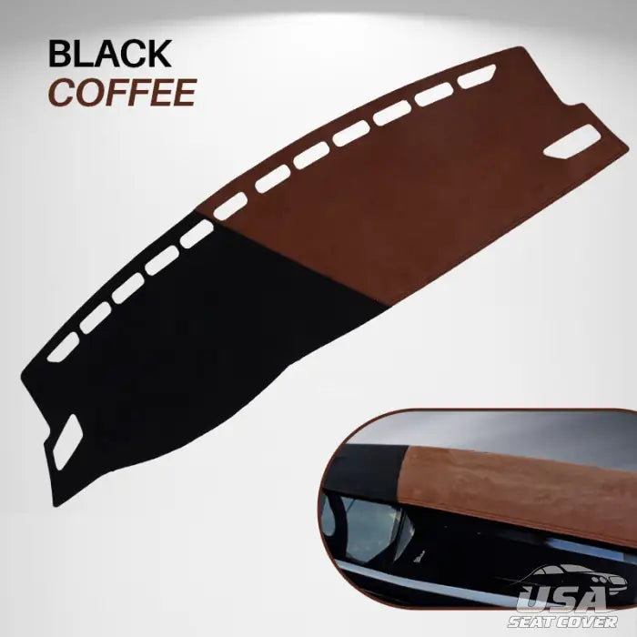 Au Matix Custom Fit Dashboard Mat Cover For Sedan Hatchback Suv Mpv Truck Etc. Black Coffee / Left