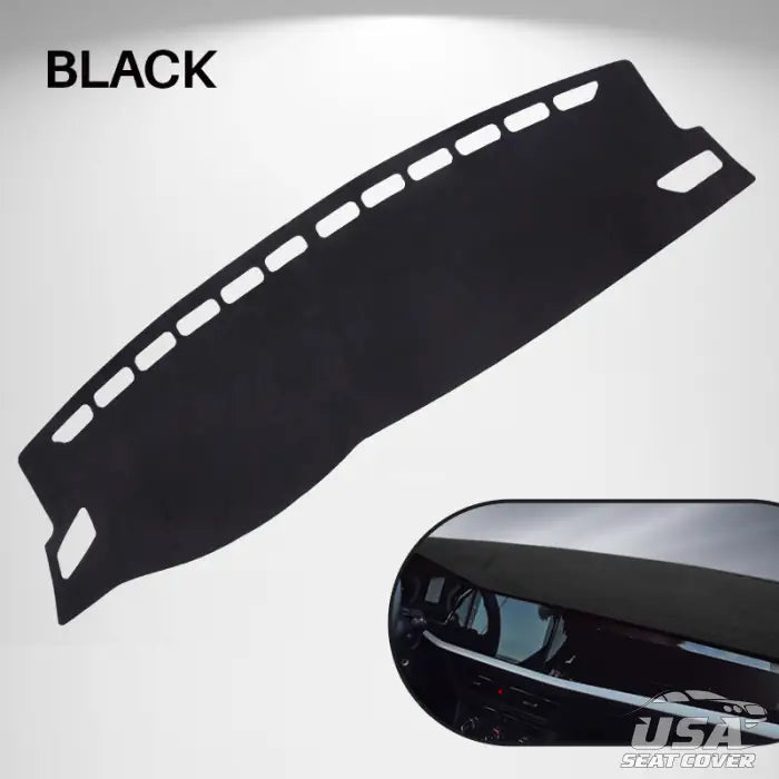 Au Matix Custom Fit Dashboard Mat Cover For Sedan Hatchback Suv Mpv Truck Etc. Black / Left