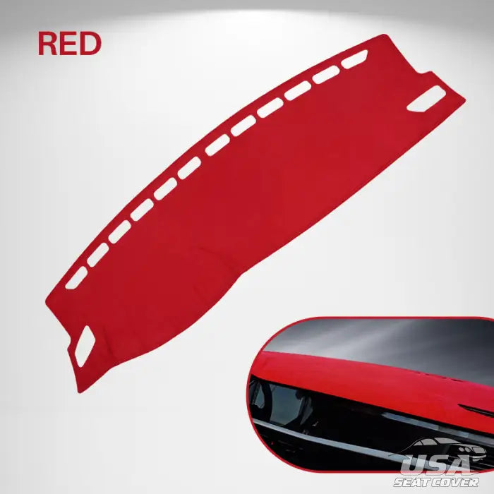 Au Matix Custom Fit Dashboard Mat Cover For Sedan Hatchback Suv Mpv Truck Etc. Red / Left