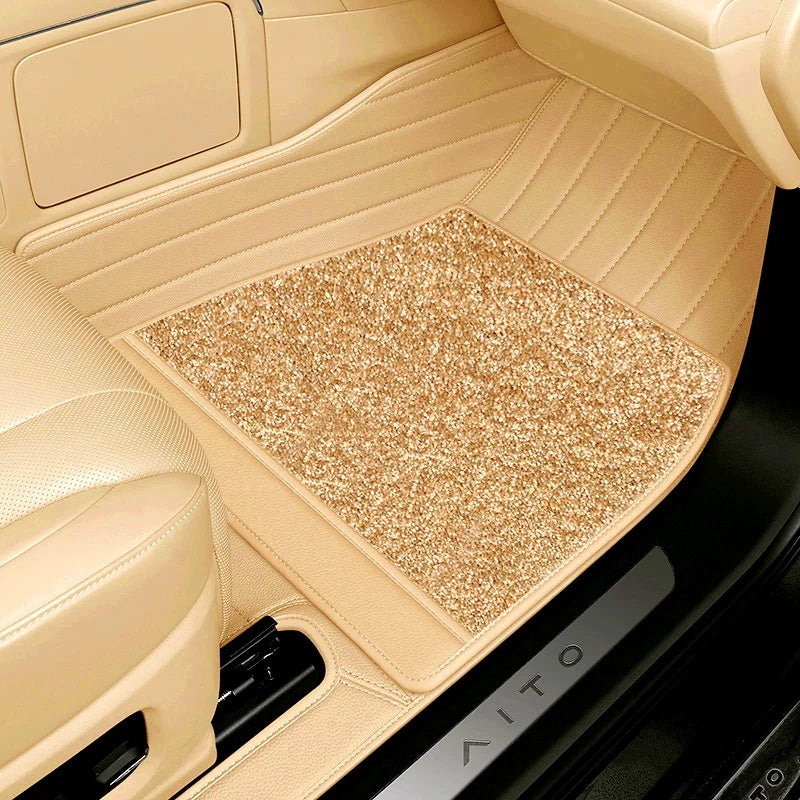 Tapetes de couro totalmente envolventes para carros - Logotipo personalizável