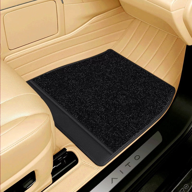 Tapetes de couro totalmente envolventes para carros - Logotipo personalizável