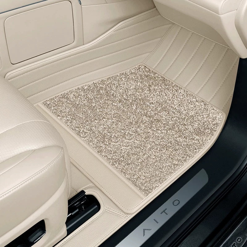 Tapetes de couro totalmente envolventes para carros - Logotipo personalizável