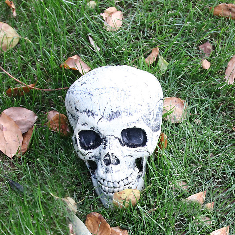 Realistic Halloween Skeleton Stakes – Skull Head & Arms Decorations for Outdoor Yard, Lawn, & Graveyard Party Supplies