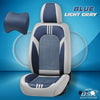 James 2023 Full Set Universal Breathable Waterproof Vehicle Leather Cover For Cars Suv Blue Light