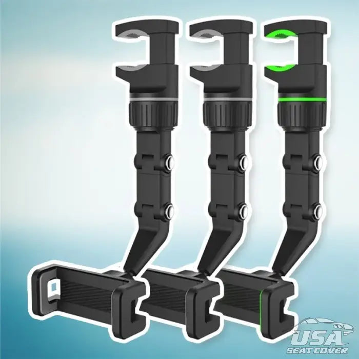 Rearview Phone Holder Set 3 ( 2 X Gray & Green)