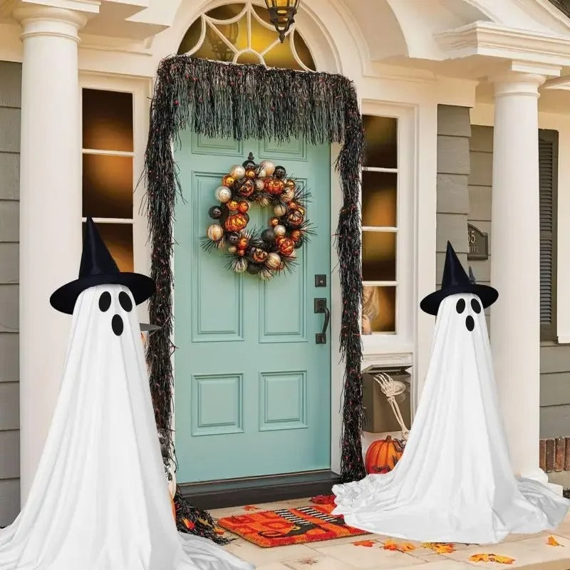 Spooky Ghost Decorations – Remote-Controlled Glowing Halloween Ghosts for Indoor & Outdoor