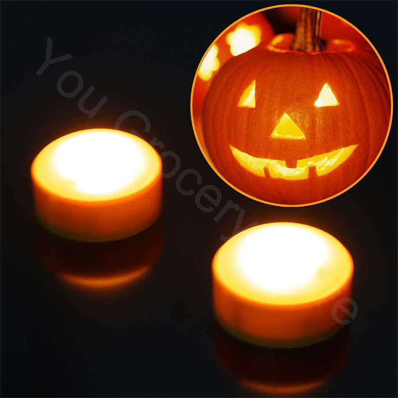 2pc Halloween LED Pumpkin Night Lights – Battery Operated with Timer & Dragon Star Projector for Kids