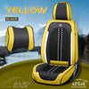 Alexcar Nox 2023 Full Set Universal Breathable Waterproof Vehicle Leather Cover For Cars Suv Yellow