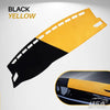 Uk Matix Custom Fit Dashboard Mat Cover For Sedan Hatchback Suv Mpv Truck Etc. Black Yellow / Left