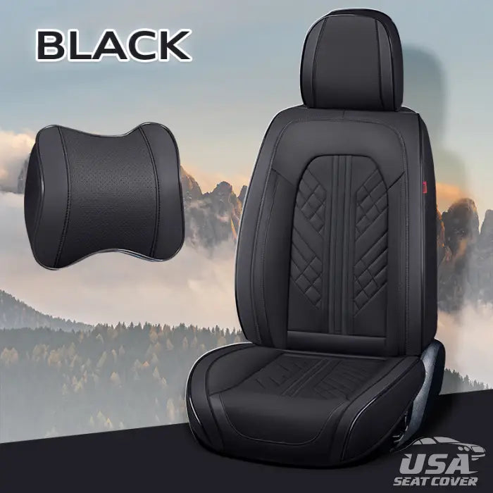 US Zetas Full Set Universal Breathable Waterproof Vehicle Leather Cove –  USA Seat Cover