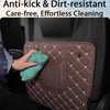 Car Universal Fit Anti-Kick Water-Proof Premium Leather Seat Protector Pad