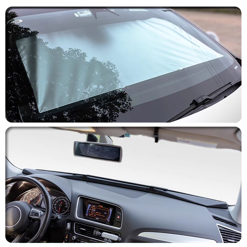 Car Ride Window Automatic Retractable Car Window Sun Shade for Sedans, SUVs, MPVs, Pic ...