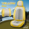 Au Nox 2023 Full Set Universal Breathable Waterproof Vehicle Leather Cover For Cars Suv Yellow White